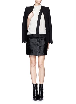 Figure View - Click To Enlarge - HELMUT HELMUT LANG - Gala knitted blazer