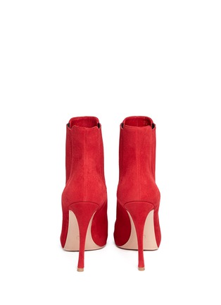 Back View - Click To Enlarge - GIANVITO ROSSI - High-heel suede boots
