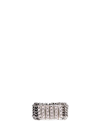 Main View - Click To Enlarge - PHILIPPE AUDIBERT - 'Raven' strass ring