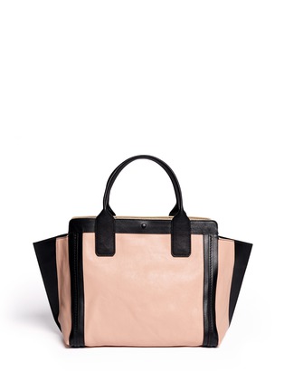 Back View - Click To Enlarge - CHLOÉ - Alison East-West small leather tote