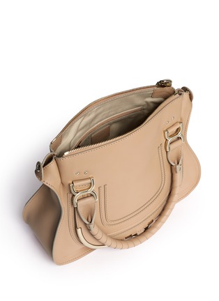 Detail View - Click To Enlarge - CHLOÉ - 'Marcie' medium leather shoulder bag