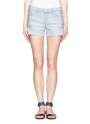 Main View - Click To Enlarge - J BRAND - Distressed denim shorts