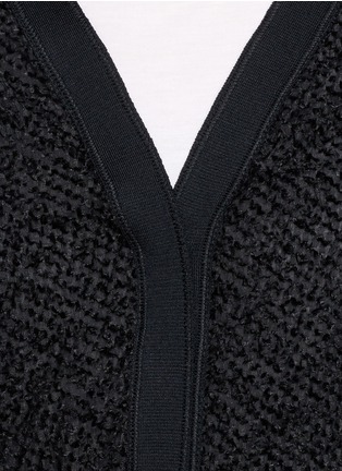 Detail View - Click To Enlarge - MO&CO. EDITION 10 - Cropped tweed jacket