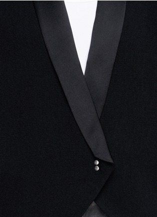 Detail View - Click To Enlarge - MO&CO. EDITION 10 - Drape shoulder jacket