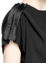 Detail View - Click To Enlarge - MO&CO. EDITION 10 - Asymmetric drape dress
