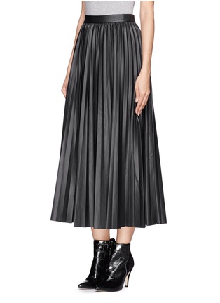 Front View - Click To Enlarge - MO&CO. EDITION 10 - Pleat maxi skirt