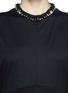 Detail View - Click To Enlarge - MO&CO. EDITION 10 - Jewel neckline dolman sleeve jersey top