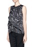 Front View - Click To Enlarge - MO&CO. EDITION 10 - Marble Print Top