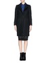 Main View - Click To Enlarge - MO&CO. EDITION 10 - Felt wool blend coat 
