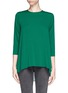 Main View - Click To Enlarge - MO&CO. EDITION 10 - Silk back pleat top