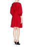 Back View - Click To Enlarge - MO&CO. EDITION 10 - Pleat wool dress