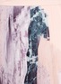 Detail View - Click To Enlarge - MO&CO. EDITION 10 - Plissé pleat marble print skirt