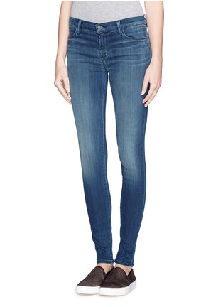 Front View - Click To Enlarge - J BRAND - 'Blue Stocking' skinny jeans