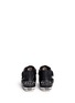 Back View - Click To Enlarge - 90115 - 'Frog' stud leather toddler sneakers