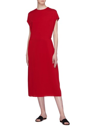 Figure View - Click To Enlarge - THE ROW - 'Cyde' silk charmeuse dress