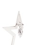 Detail View - Click To Enlarge - EDDIE BORGO - 'Mercury' half star cubic zirconia earrings