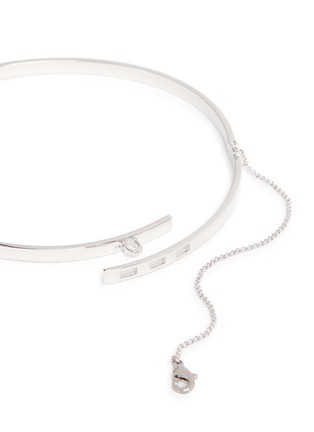 Detail View - Click To Enlarge - EDDIE BORGO - 'Extra Thin Safety Chain' choker