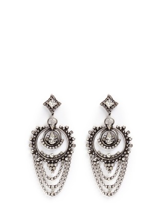 Main View - Click To Enlarge - DANNIJO - 'Rosalie' Swarovski crystal drop earrings