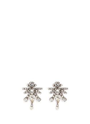 Main View - Click To Enlarge - DANNIJO - 'Alexi' Swarovski crystal jacket earrings
