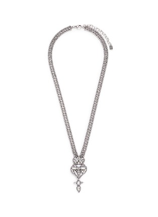 Main View - Click To Enlarge - DANNIJO - 'Finley' Swarovski crystal pendant necklace
