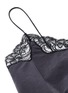 Detail View - Click To Enlarge - ALEXANDER WANG - Drawcord hem lace trim cropped windbreaker camisole