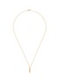 Main View - Click To Enlarge - PAMELA LOVE - 'Frida' diamond feather pendant 18k gold necklace