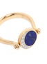  - PAMELA LOVE - 'Reversible Moon Phase' diamond lapis 18k gold ring