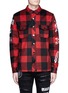 Main View - Click To Enlarge - HACULLA - 'Punk Work' check plaid flannel jacket