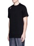 Front View - Click To Enlarge - TIM COPPENS - Bird and devil embroidered patch T-shirt