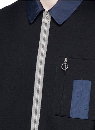 Detail View - Click To Enlarge - TIM COPPENS - Contrast collar shirt jacket