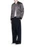 Figure View - Click To Enlarge - TIM COPPENS - Lace-up detail bomber jacket