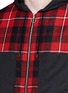 Detail View - Click To Enlarge - TIM COPPENS - Check plaid hooded shirt jacket