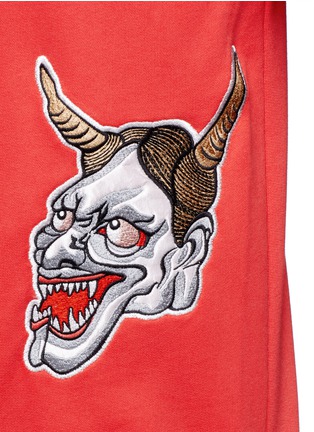 Detail View - Click To Enlarge - TIM COPPENS - Devil patch cotton sweatshirt