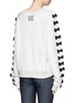 Back View - Click To Enlarge - 73115 - Ribbon appliqué cotton sweatshirt