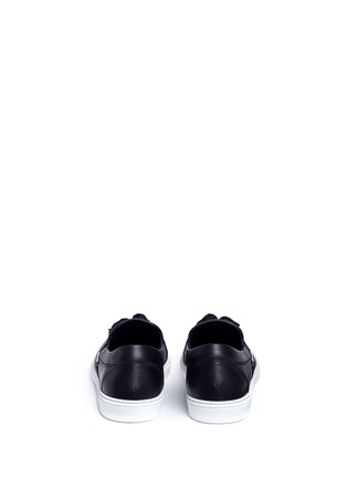 Back View - Click To Enlarge - JIMMY CHOO - Griffin' tassel leather skate slip-ons