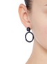 Figure View - Click To Enlarge - EDDIE BORGO - 'Voyager' cubic zirconia hoop earrings