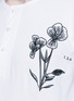 Detail View - Click To Enlarge - SAAM1 - 'Violet' tiger embroidery Henley shirt