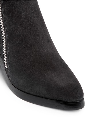 Detail View - Click To Enlarge - KENZO - 'Totem' suede ankle boots