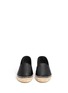 Front View - Click To Enlarge - KENZO - Embossed tiger head leather espadrille slip-ons