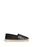 Main View - Click To Enlarge - KENZO - Embossed tiger head leather espadrille slip-ons