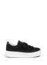 Main View - Click To Enlarge - KENZO - Leather trim velvet platform sneakers