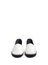 Front View - Click To Enlarge - KENZO - Embossed tiger head patent espadrille slip-ons
