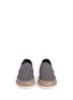 Front View - Click To Enlarge - KENZO - Logo print suede espadrilles