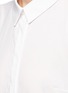 Detail View - Click To Enlarge - DELPOZO - Floral sequin mesh peplum hem shirt