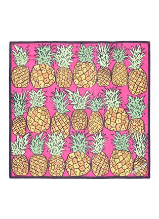 Main View - Click To Enlarge - ANNA CORONEO - 'Pineapple Bella' silk chiffon scarf
