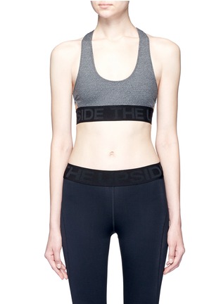 Main View - Click To Enlarge - THE UPSIDE - 'Marle Chrissy' elastic T-back sports bra