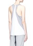 Back View - Click To Enlarge - THE UPSIDE - 'Spliced Markova' mesh racerback tank top