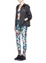 Figure View - Click To Enlarge - THE UPSIDE - 'Aloha Tropical' print performance leggings