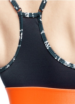 Detail View - Click To Enlarge - THE UPSIDE - 'Jungle Shibori Andie' sports bra top