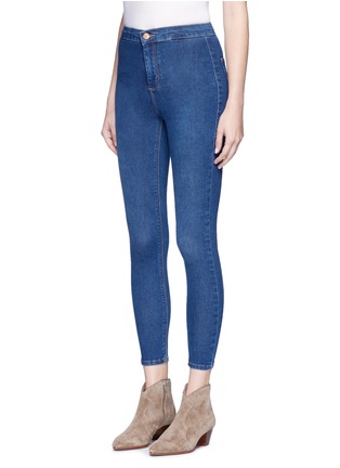 Front View - Click To Enlarge - TOPSHOP - Joni' high waist ankle grazer denim pants